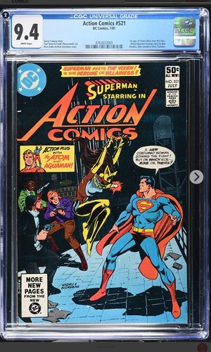 Action comics 521 - action, cgc